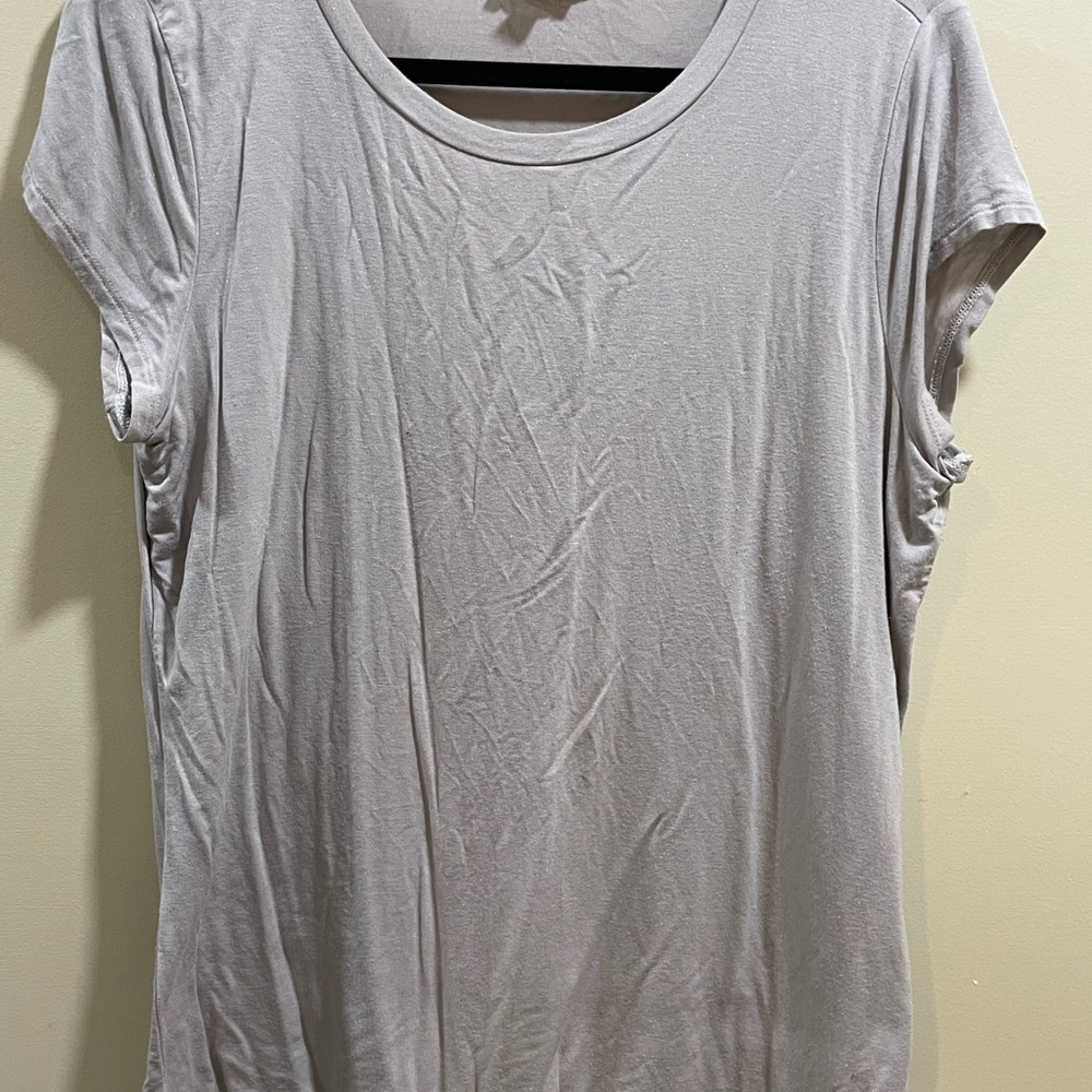 Express Soft Gray Women's Short Sleeve Tee